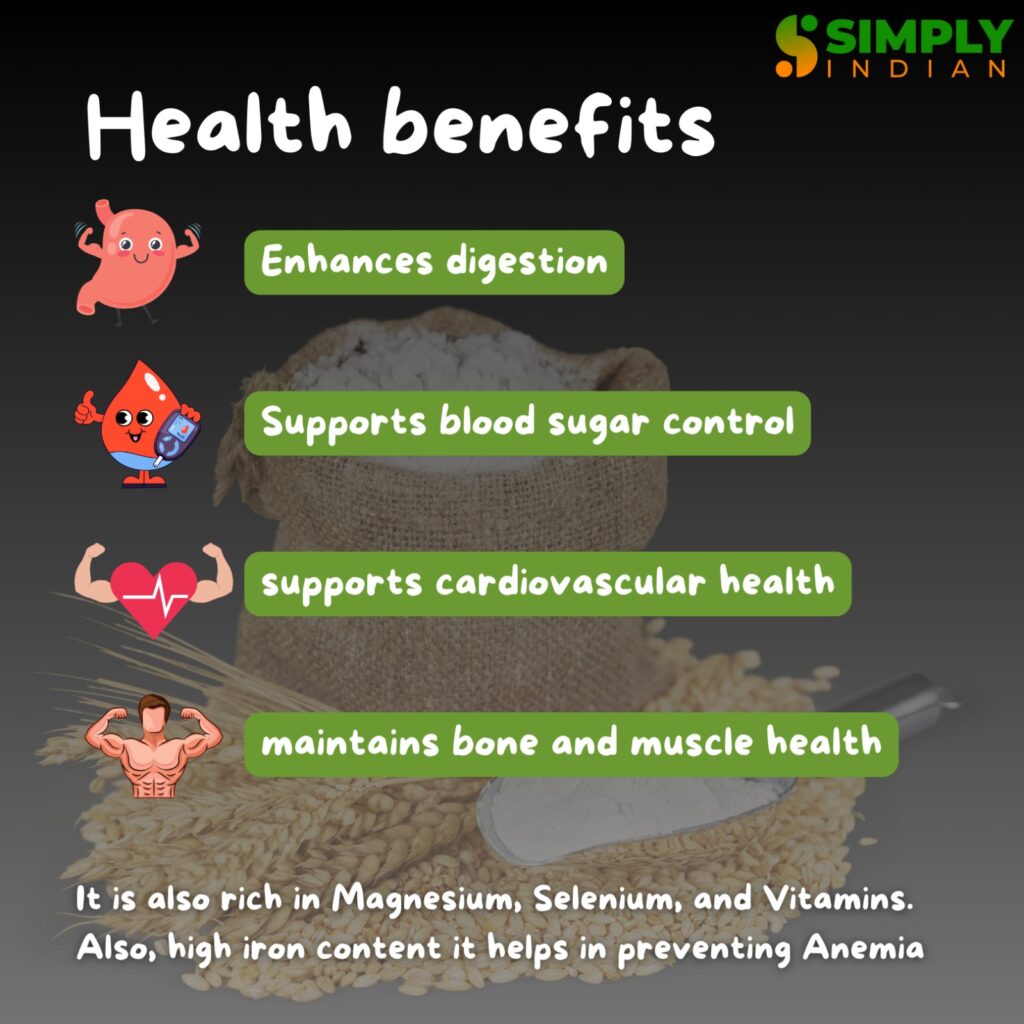 Satva Atta Health Benefits